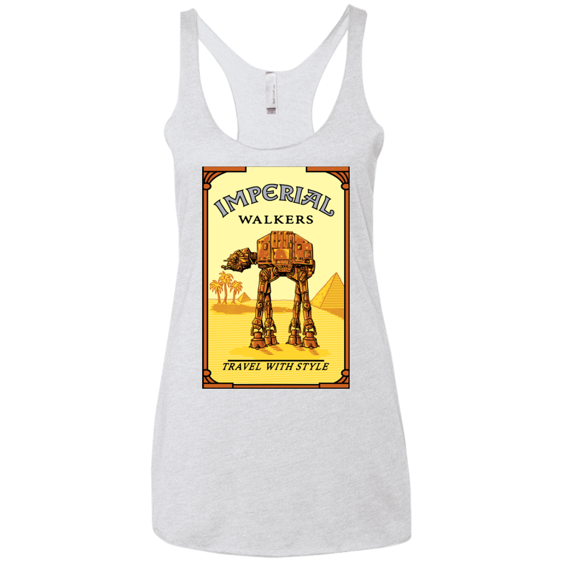 Walk Like An Egyptian Women's Triblend Racerback Tank