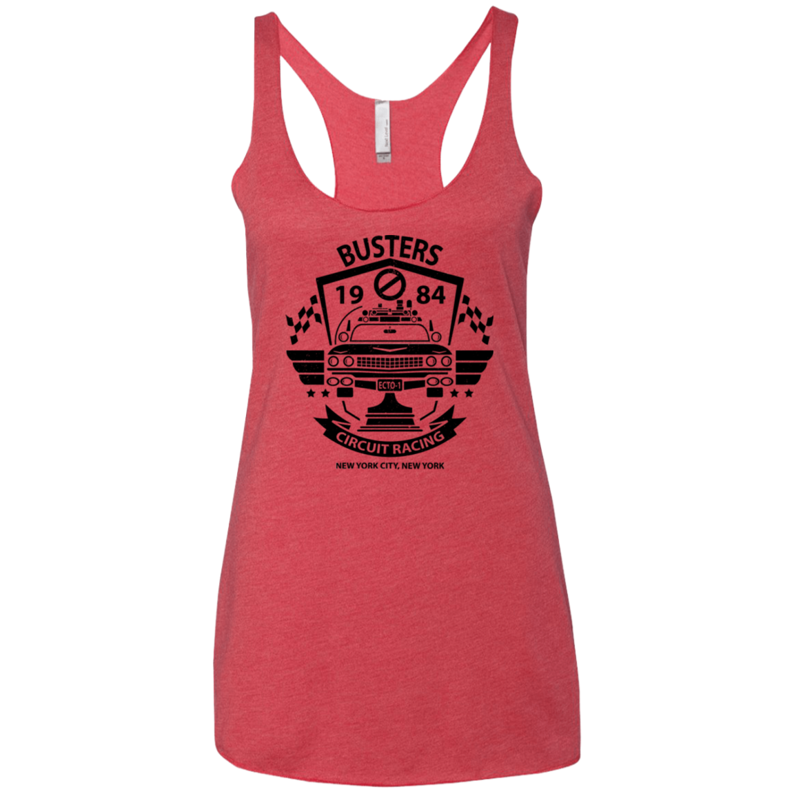 Busters Circuit Women's Triblend Racerback Tank
