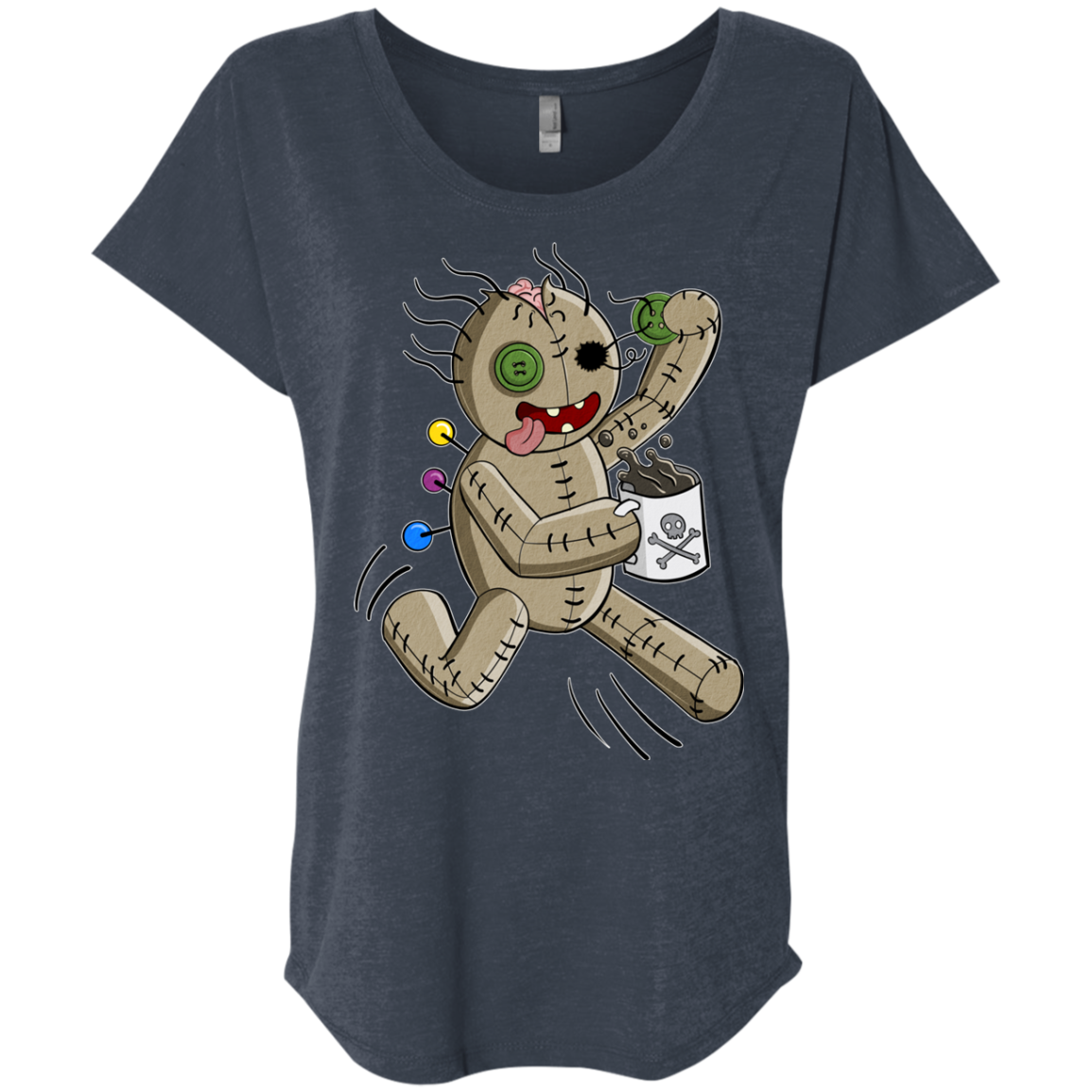 Voodoo Coffee Runner Triblend Dolman Sleeve