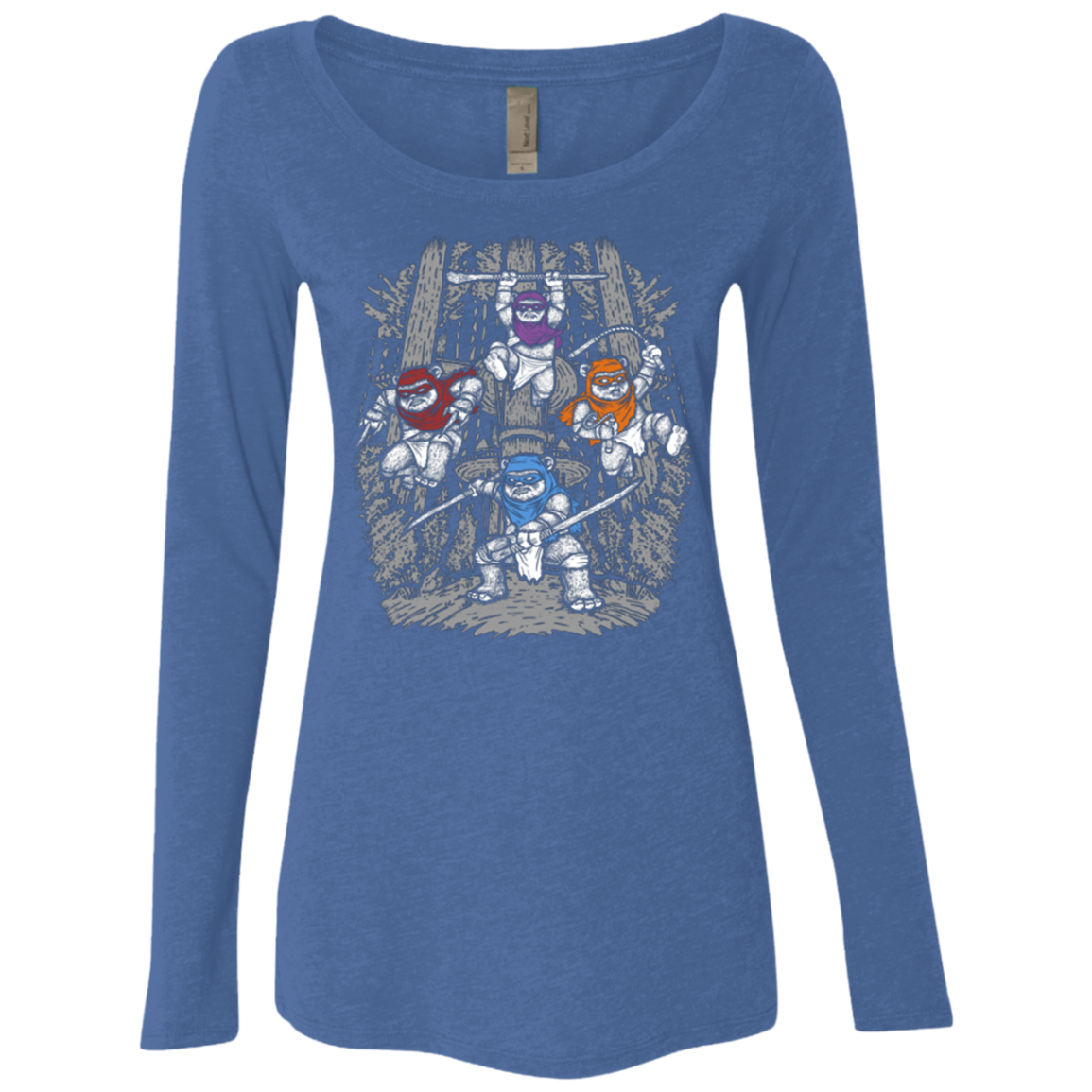 The Ninja Savages Women's Triblend Long Sleeve Shirt