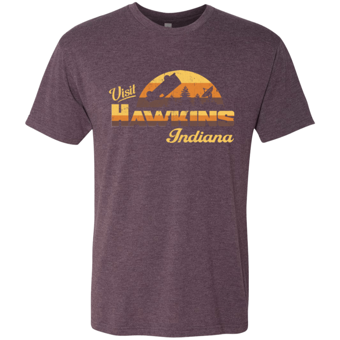 Visit Hawkins Men's Triblend T-Shirt