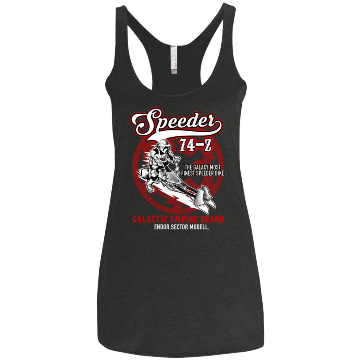 The Speeder Women's Triblend Racerback Tank