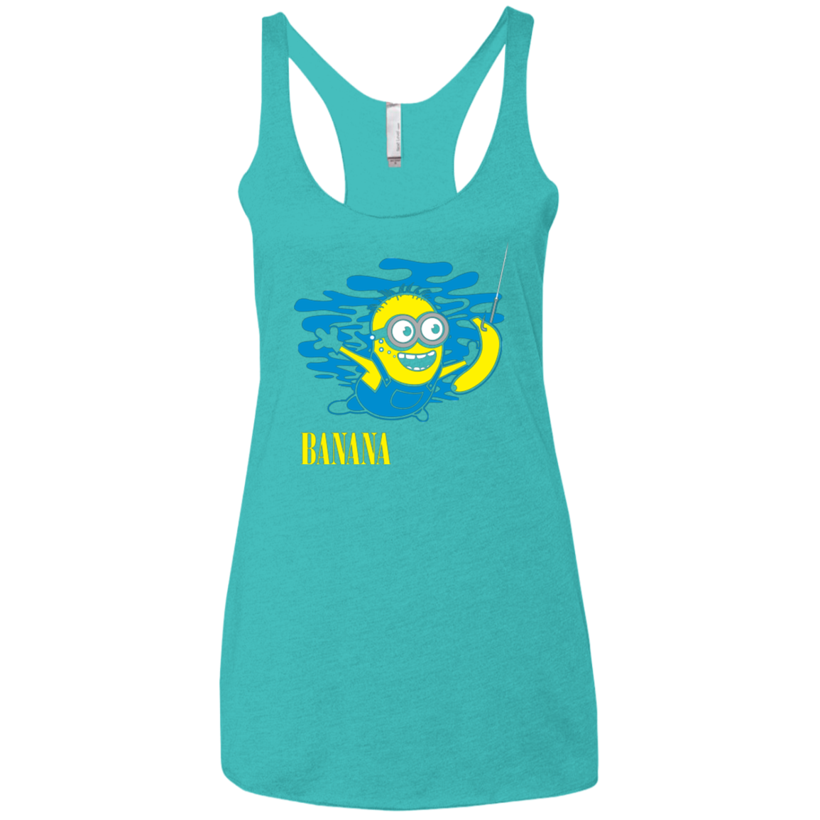 Nirvana Banana Women's Triblend Racerback Tank