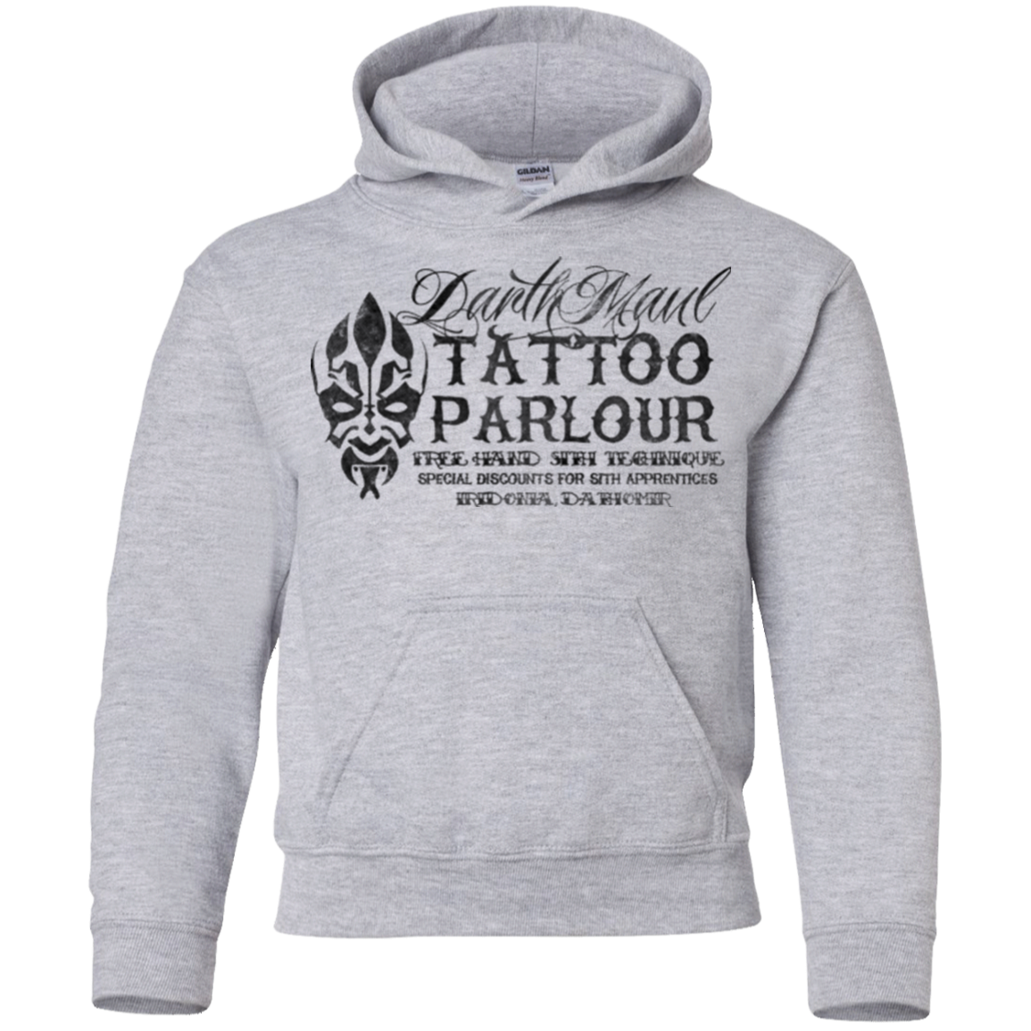 Darth Maul Tattoo Parlour Youth Hoodie