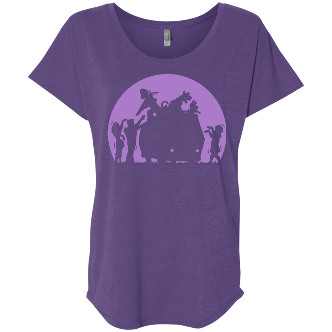 Zoinks They're Zombies Triblend Dolman Sleeve