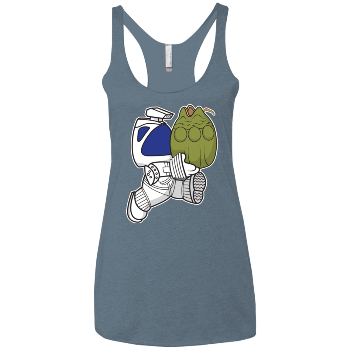 Dont Drop The Egg Women's Triblend Racerback Tank