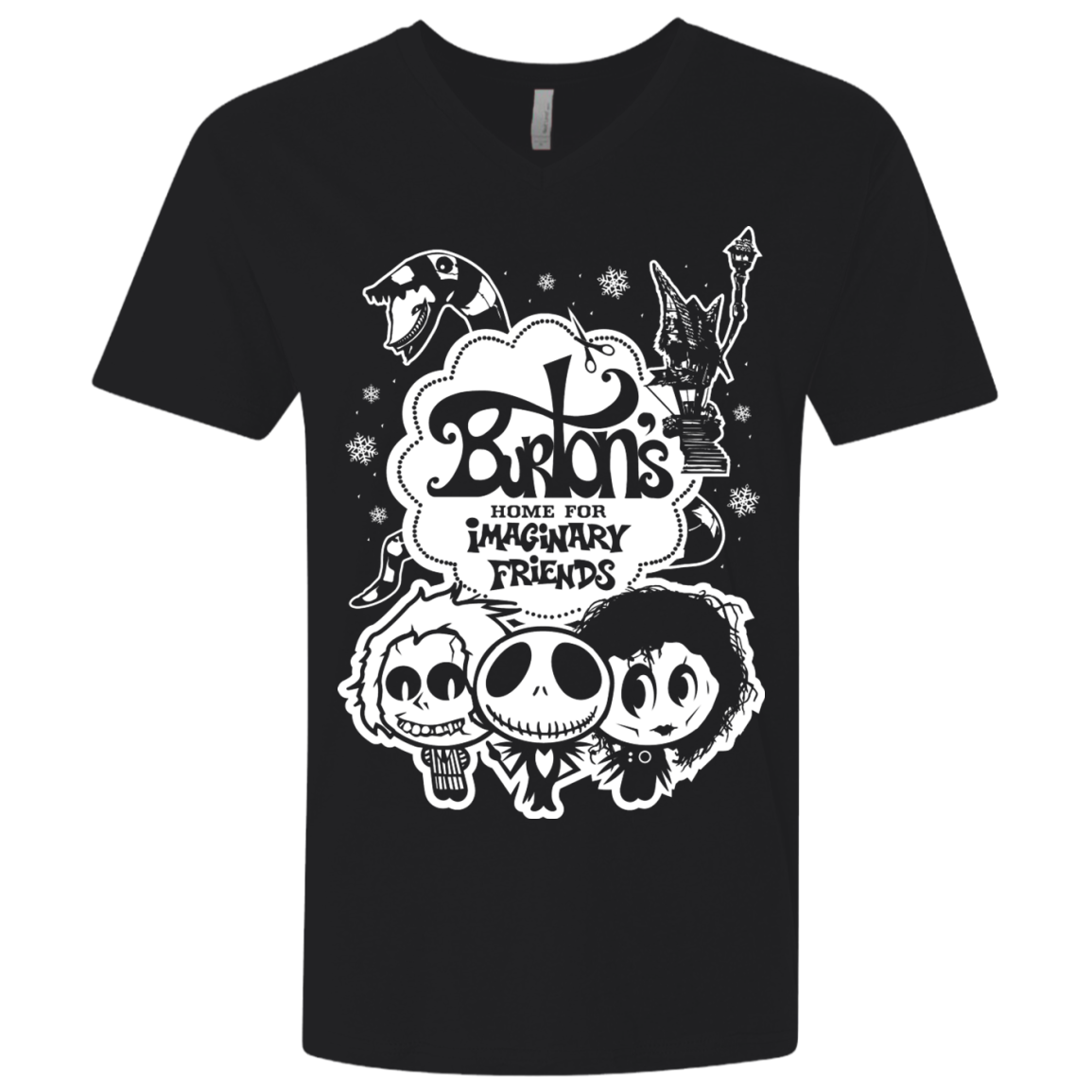 Burtons Imaginary Friends Men's Premium V-Neck