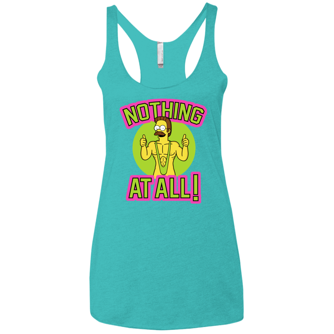 Nothing At All Women's Triblend Racerback Tank