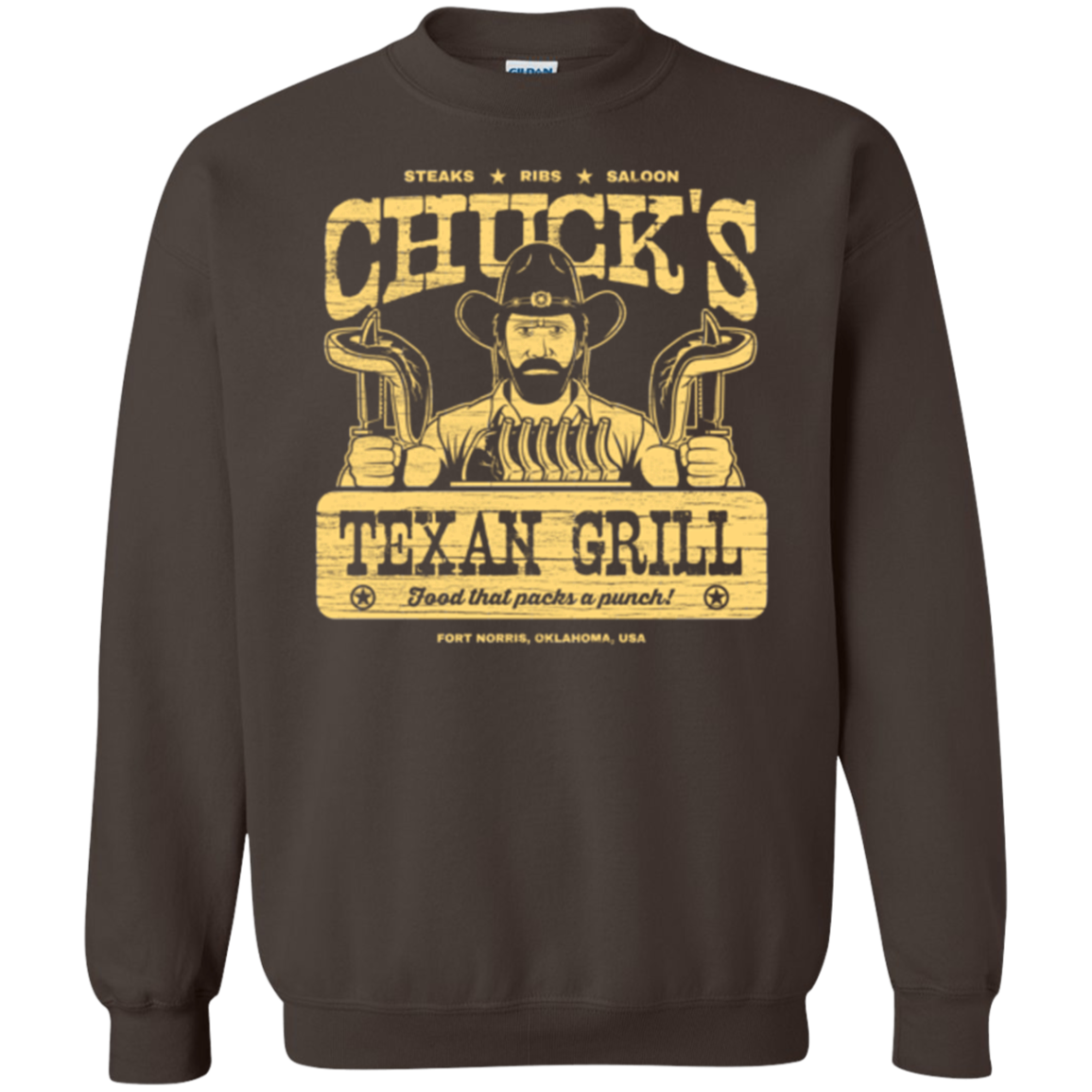 Chucks Texan Grill Crewneck Sweatshirt