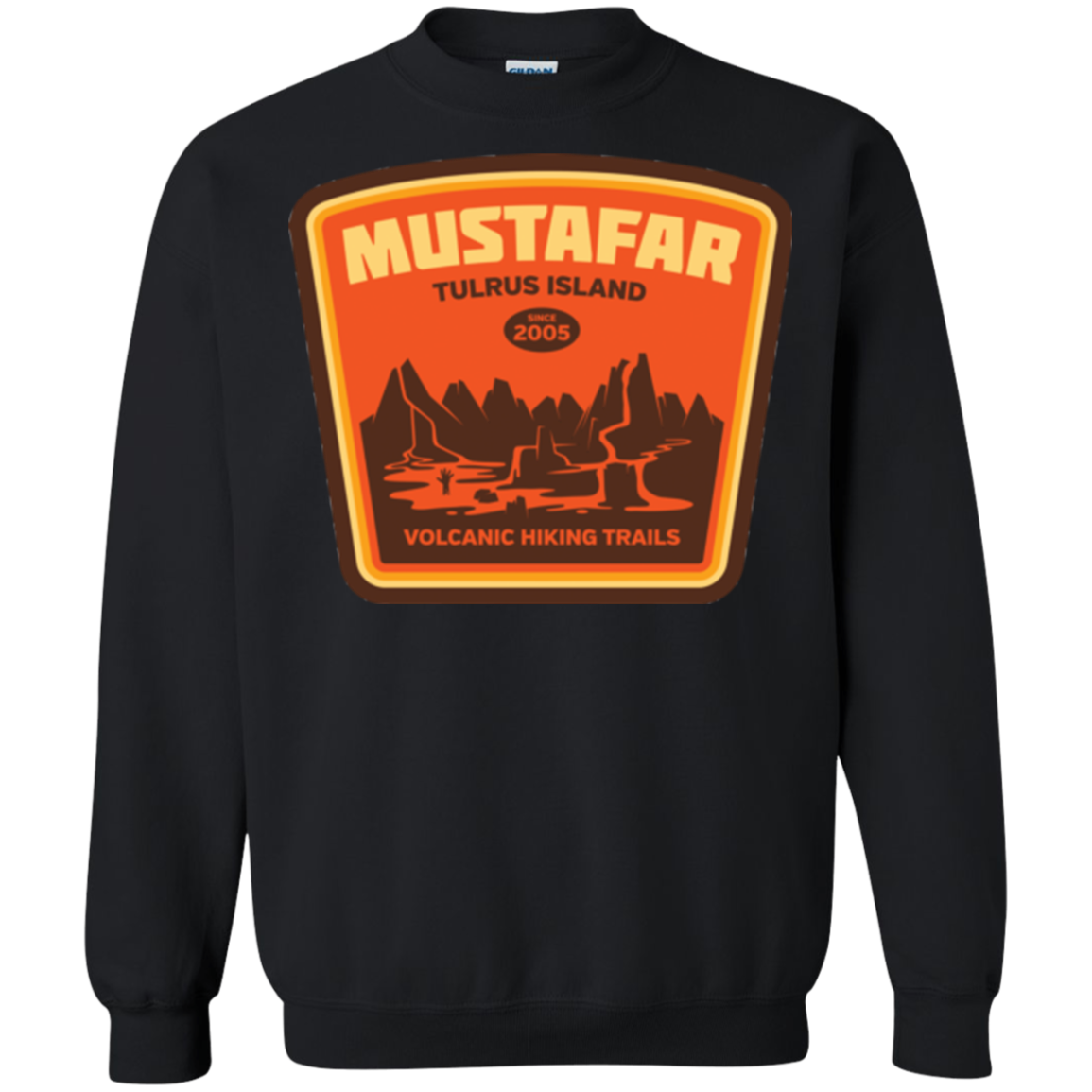 Volcanic Hiking Trails Crewneck Sweatshirt