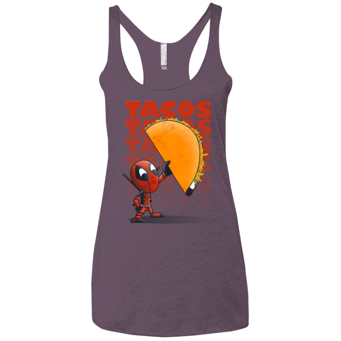 Tacos Women's Triblend Racerback Tank
