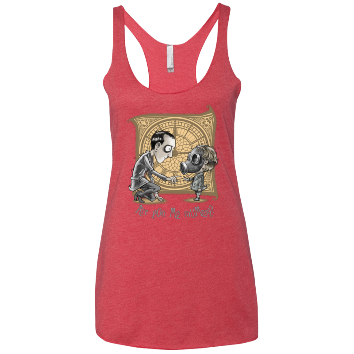 I Am Not Your Mummy Women's Triblend Racerback Tank