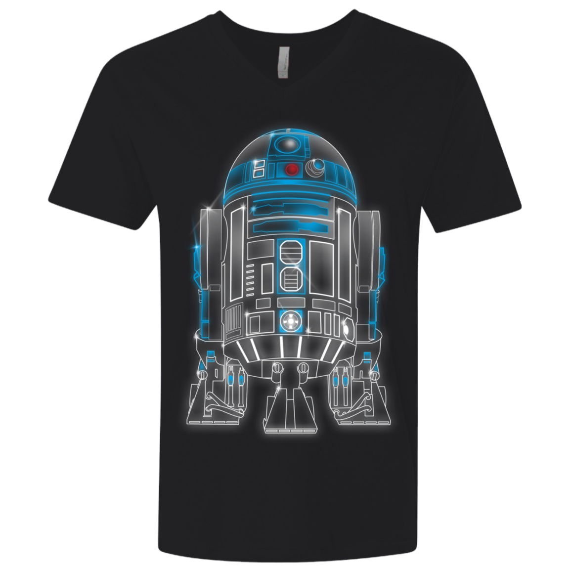 Neon Droid Men's Premium V-Neck