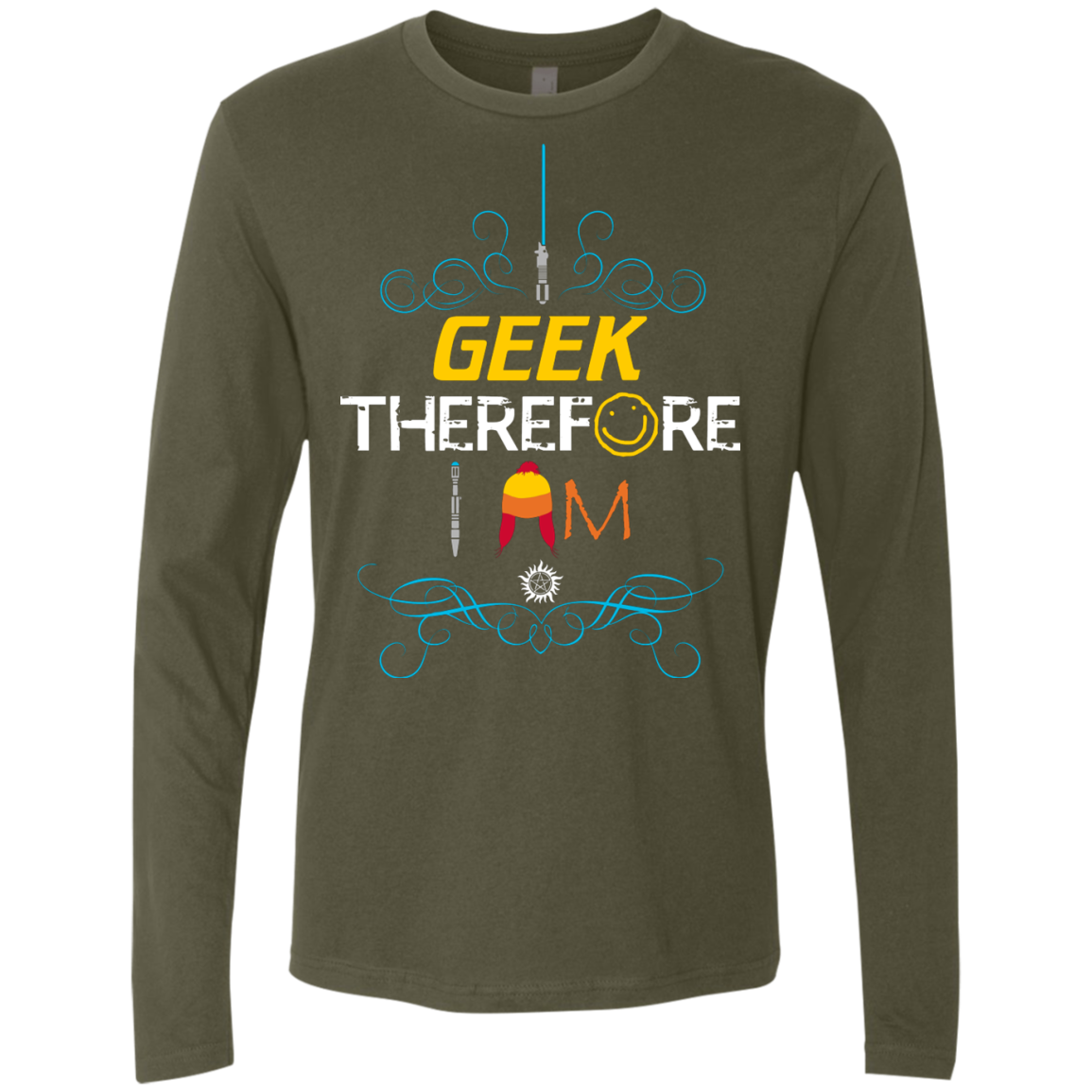 I GEEK vol 2 Men's Premium Long Sleeve