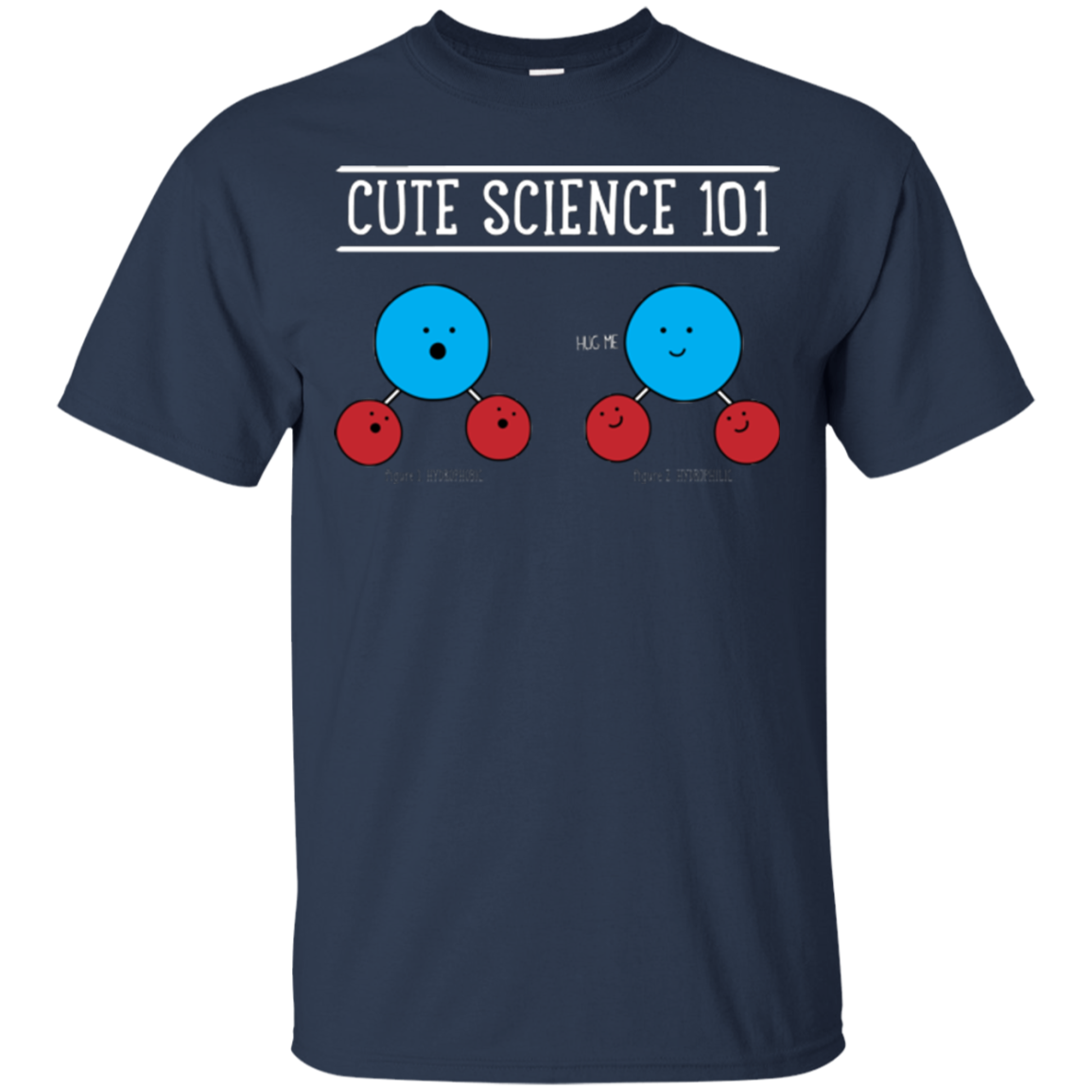 Cute Science - Hydrophobic & Hydrophillic T-Shirt
