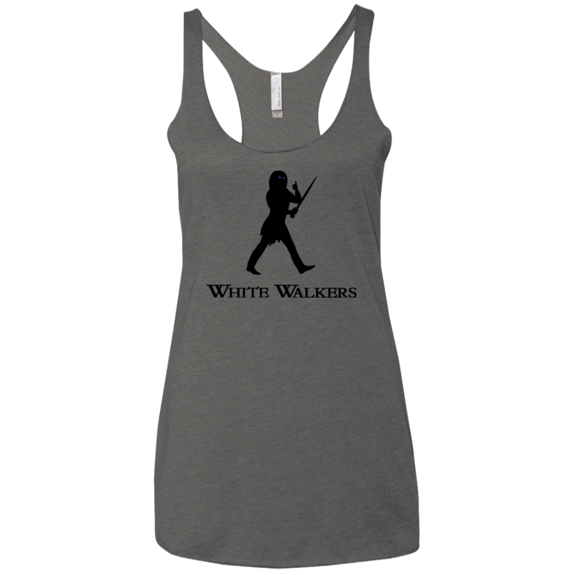 White walkers Women's Triblend Racerback Tank