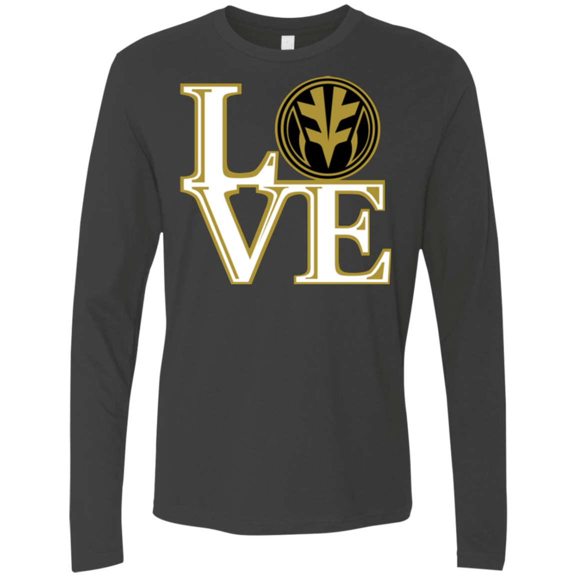 White Ranger LOVE Men's Premium Long Sleeve