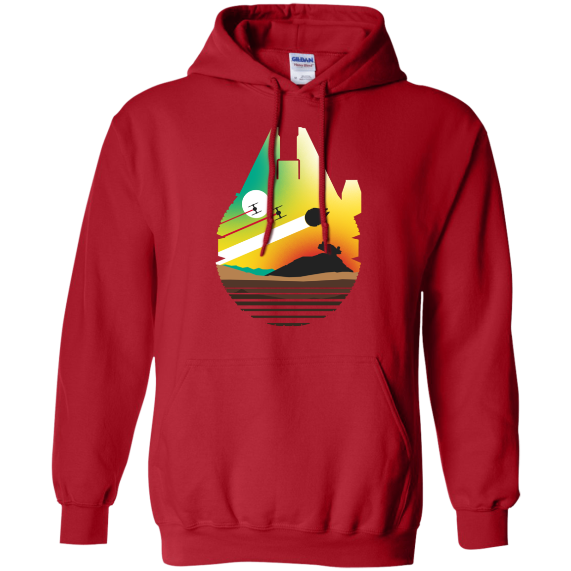 Escape from Desert Planet Pullover Hoodie