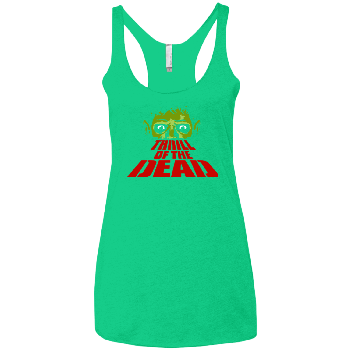 Thrill of the Dead Women's Triblend Racerback Tank