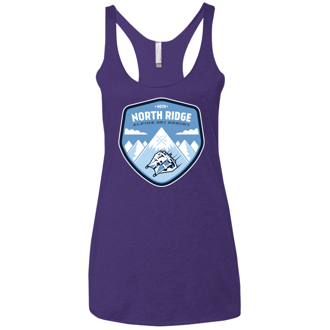 North Ridge Ski Resort Women's Triblend Racerback Tank