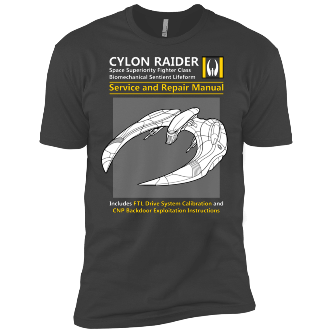 CYLON RAIDER SERVICE & REPAIR MANUAL Men's Premium T-Shirt