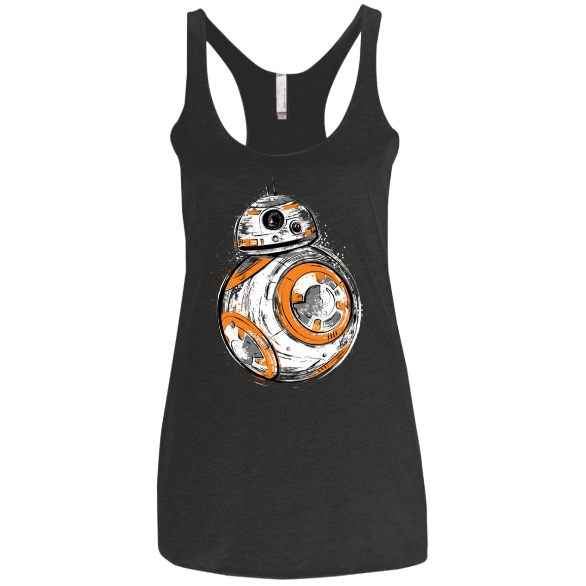 Astromech Droid Women's Triblend Racerback Tank
