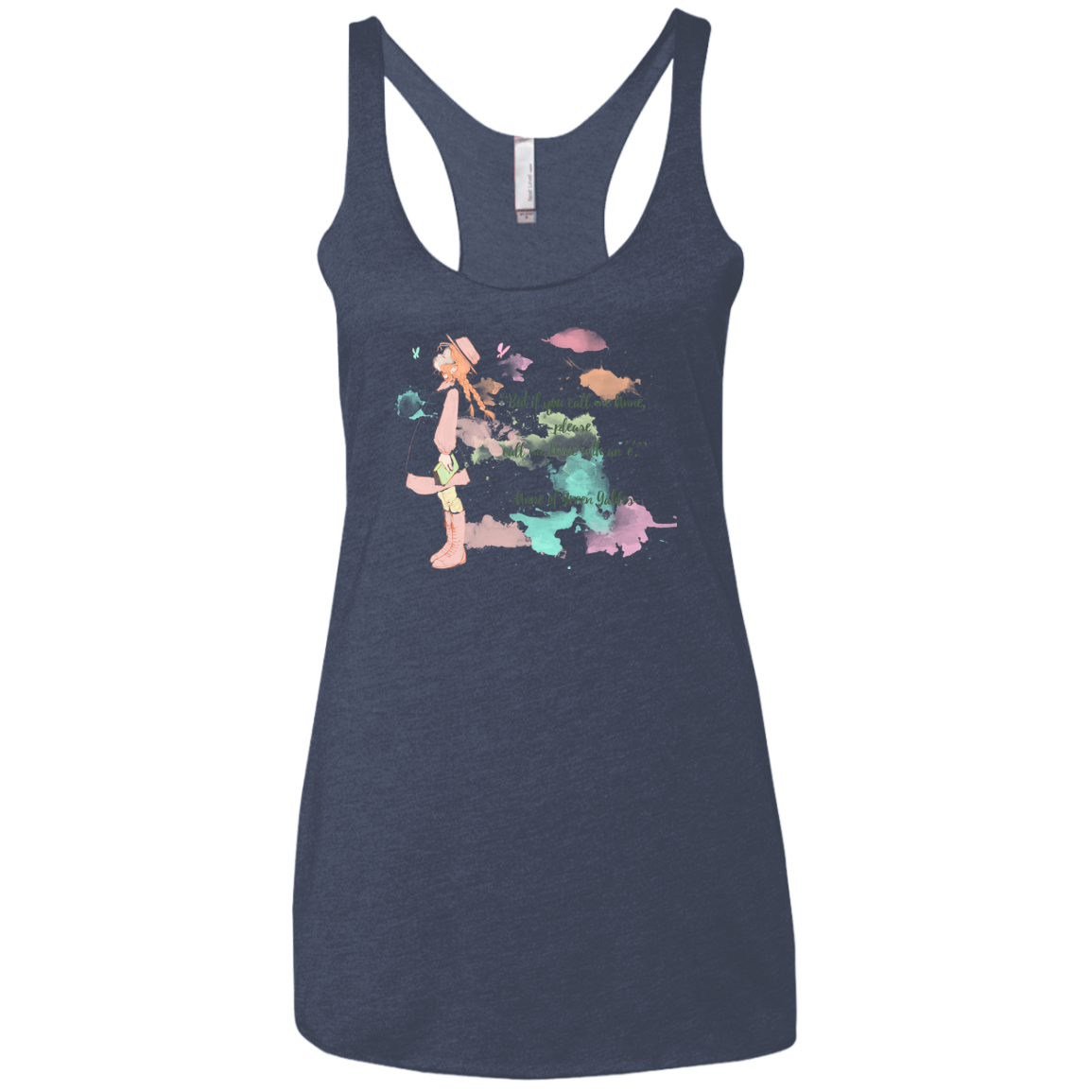 Anne of Green Gables 4 Women's Triblend Racerback Tank