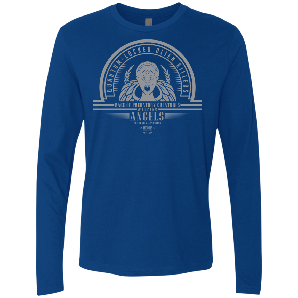 Who Villains Weeping Angels Men's Premium Long Sleeve