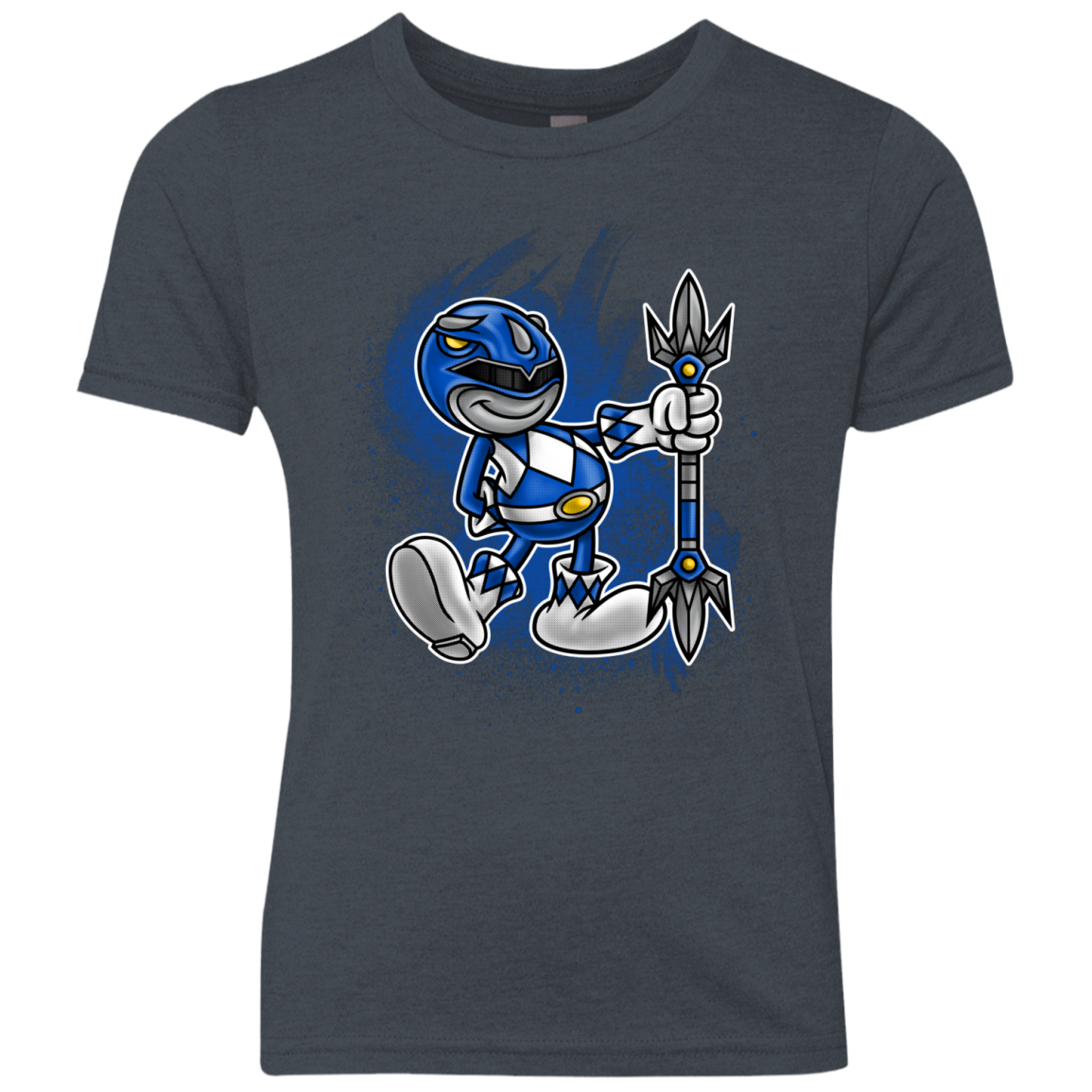 Blue Ranger Artwork Youth Triblend T-Shirt