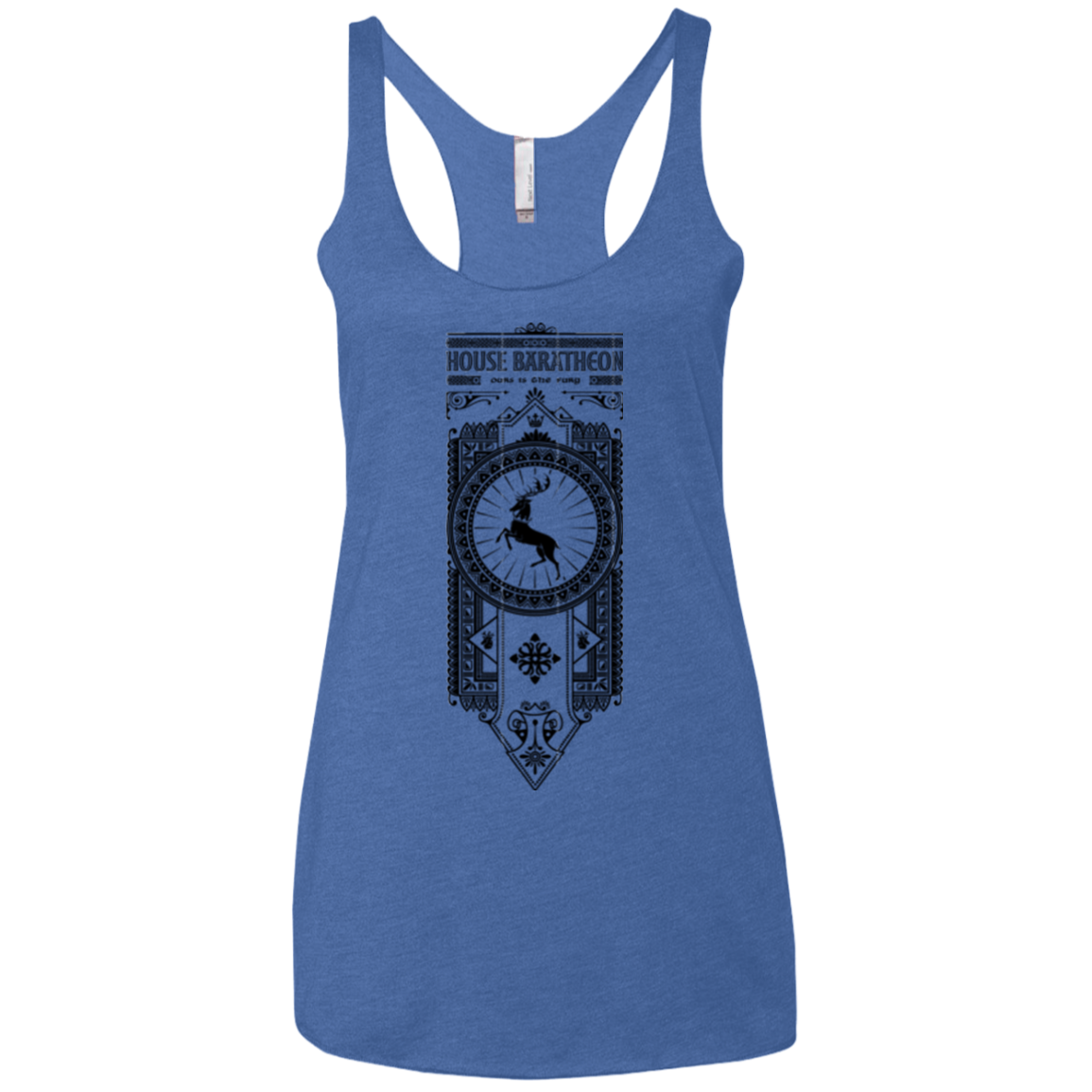 House Baratheon Women's Triblend Racerback Tank