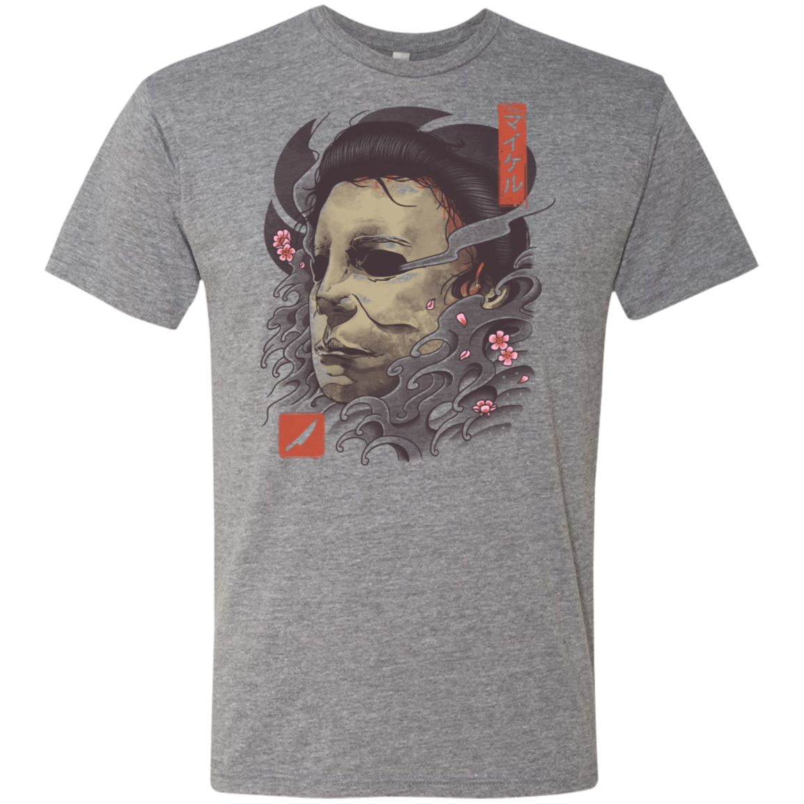 Oni Slasher Mask Men's Triblend T-Shirt