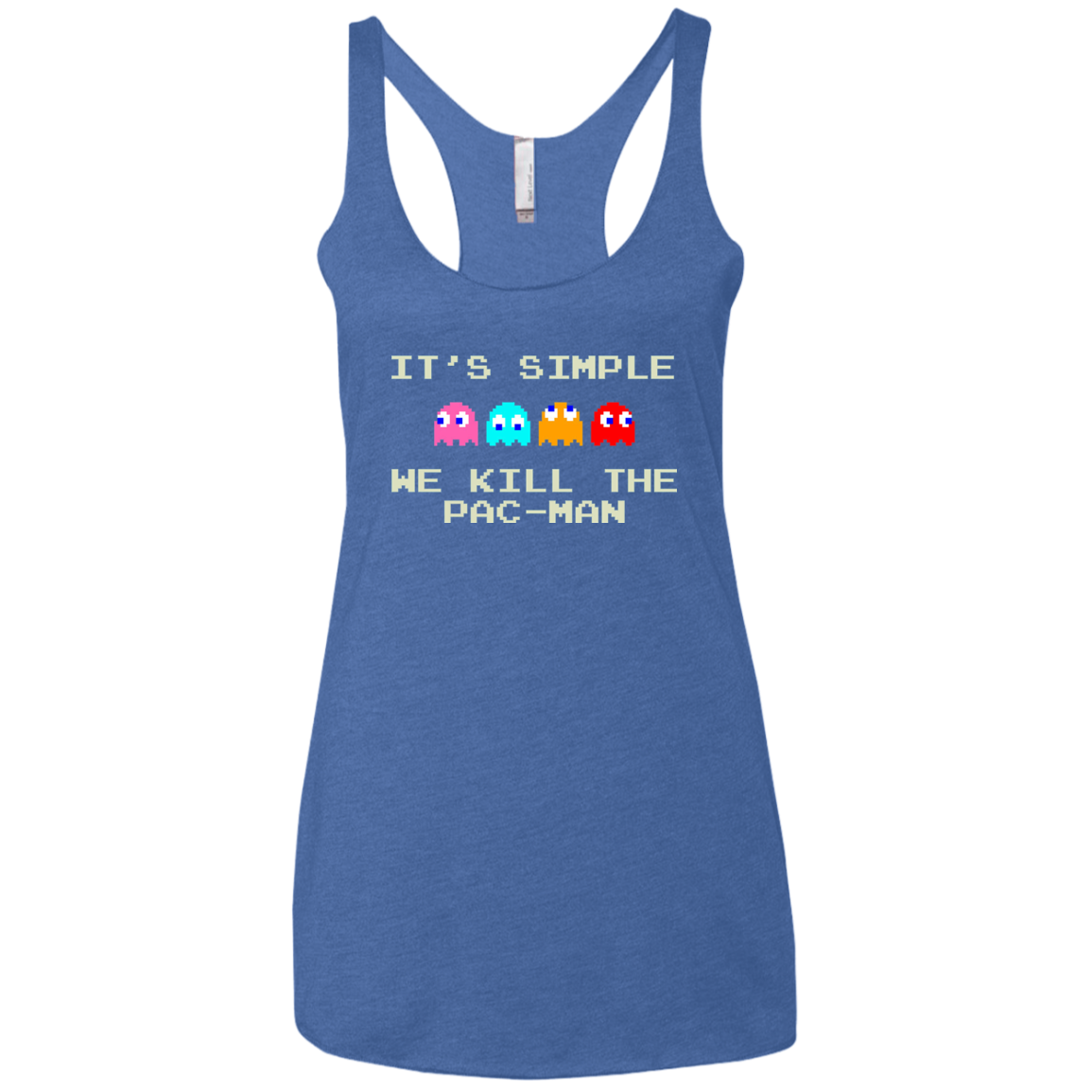 Pacmanok Women's Triblend Racerback Tank
