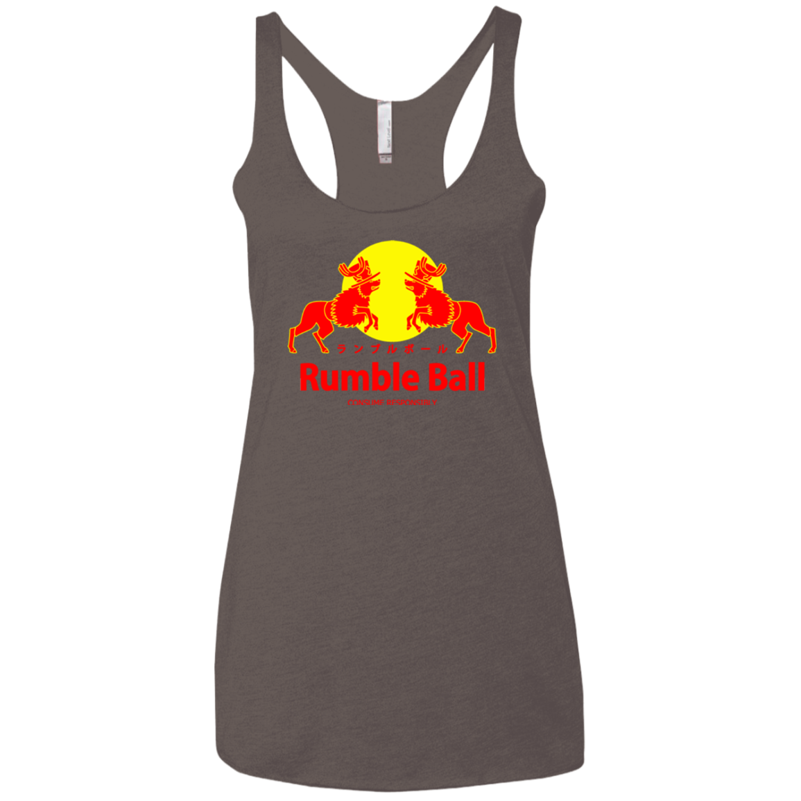 Rumble Ball Women's Triblend Racerback Tank