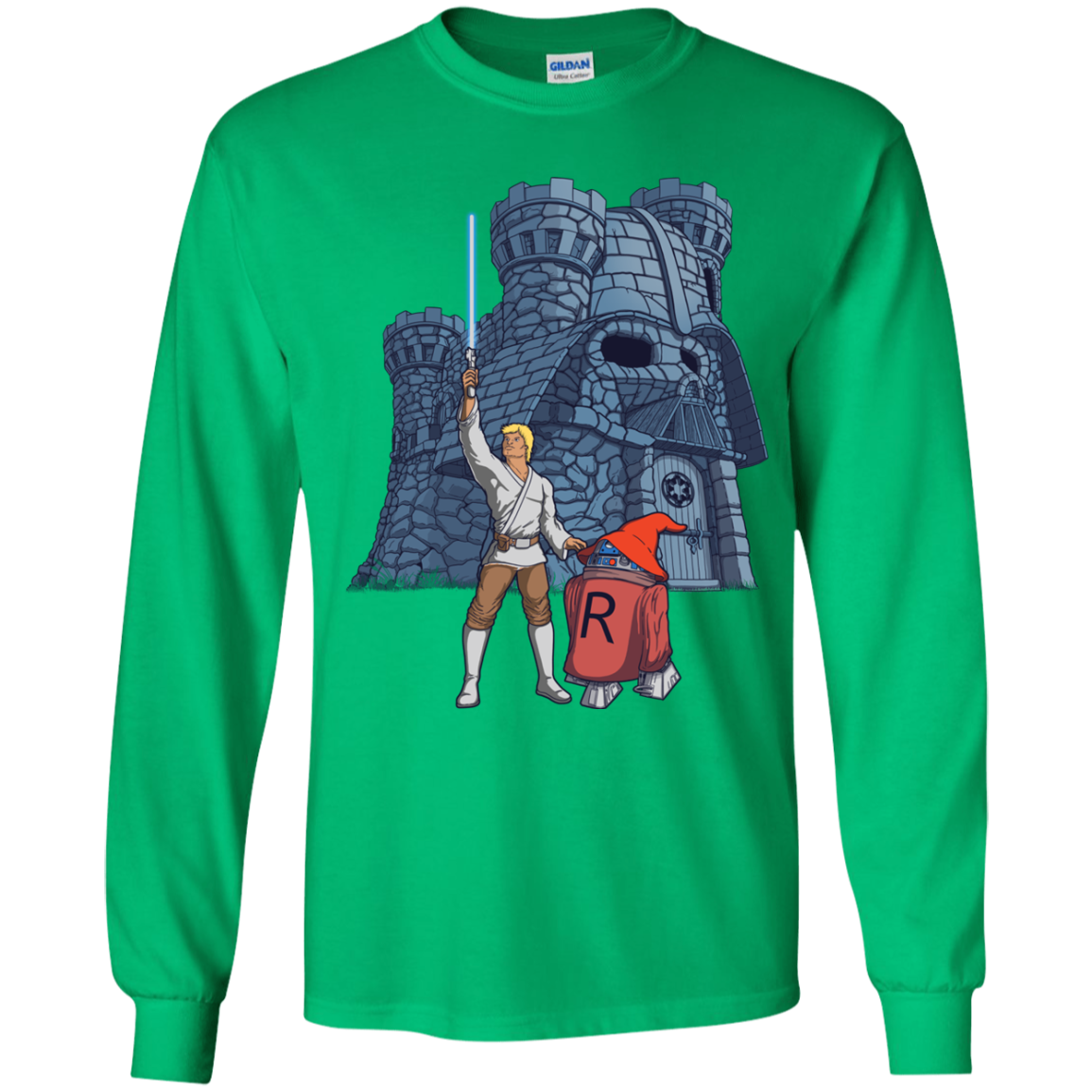 Darthskull Castle Youth Long Sleeve T-Shirt