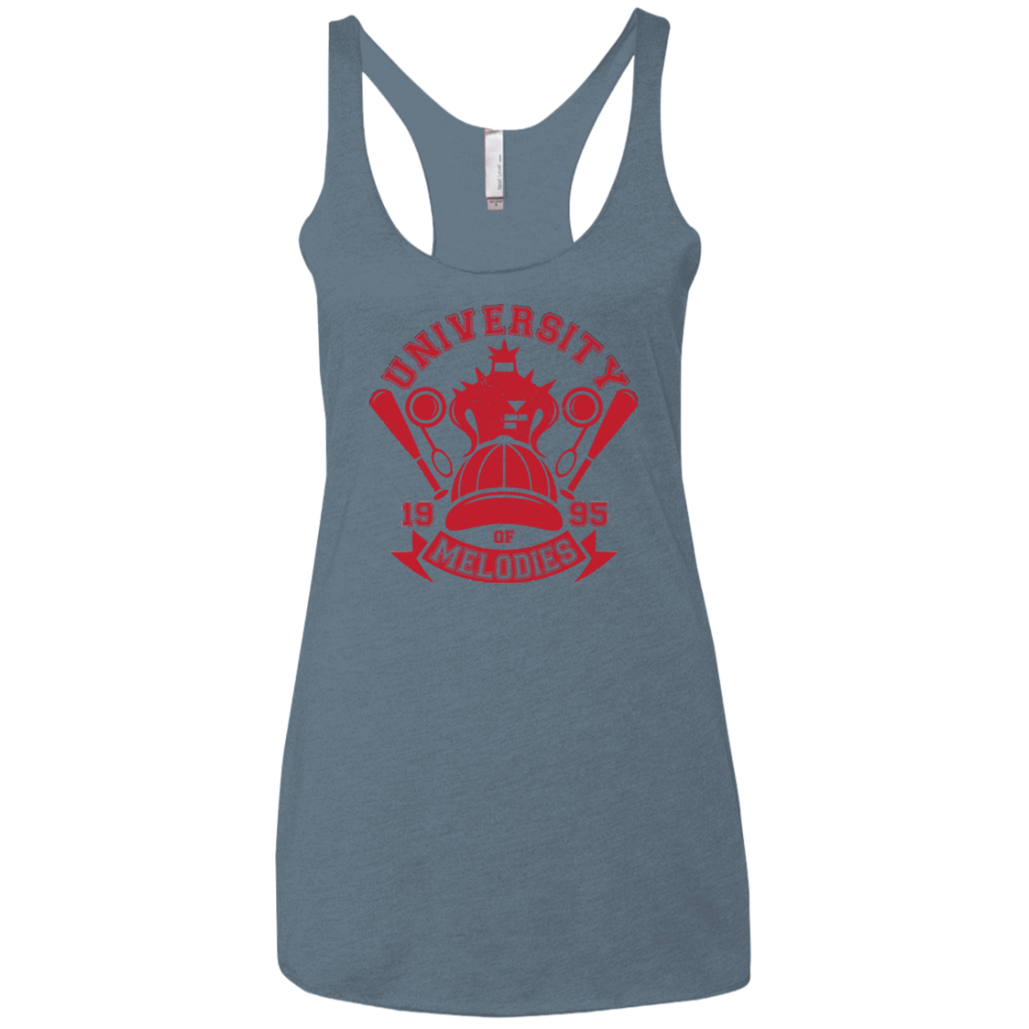 University of Melodies Women's Triblend Racerback Tank