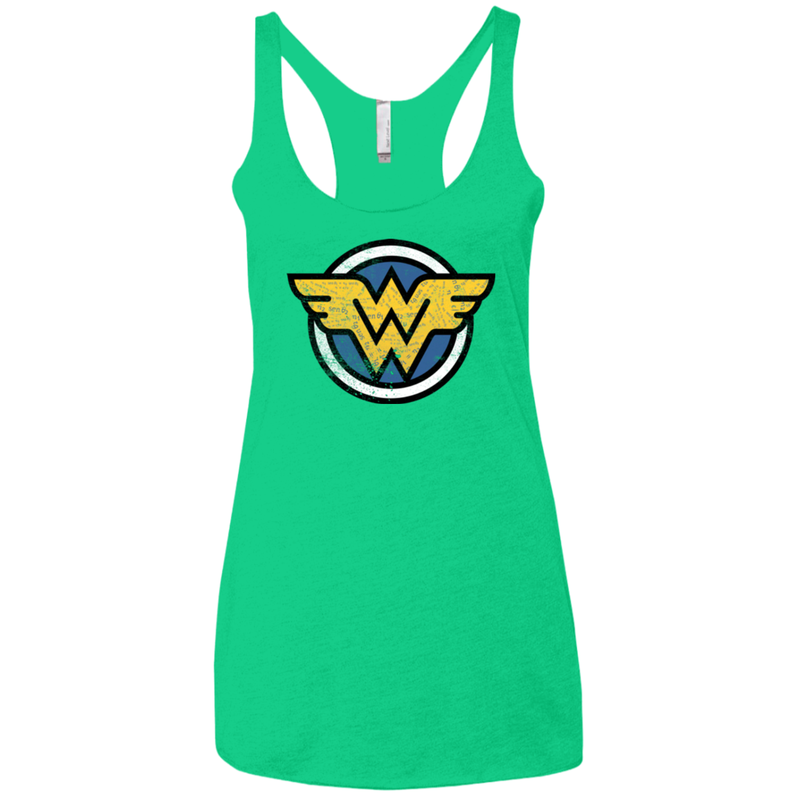 WONDER WOMAN Women's Triblend Racerback Tank