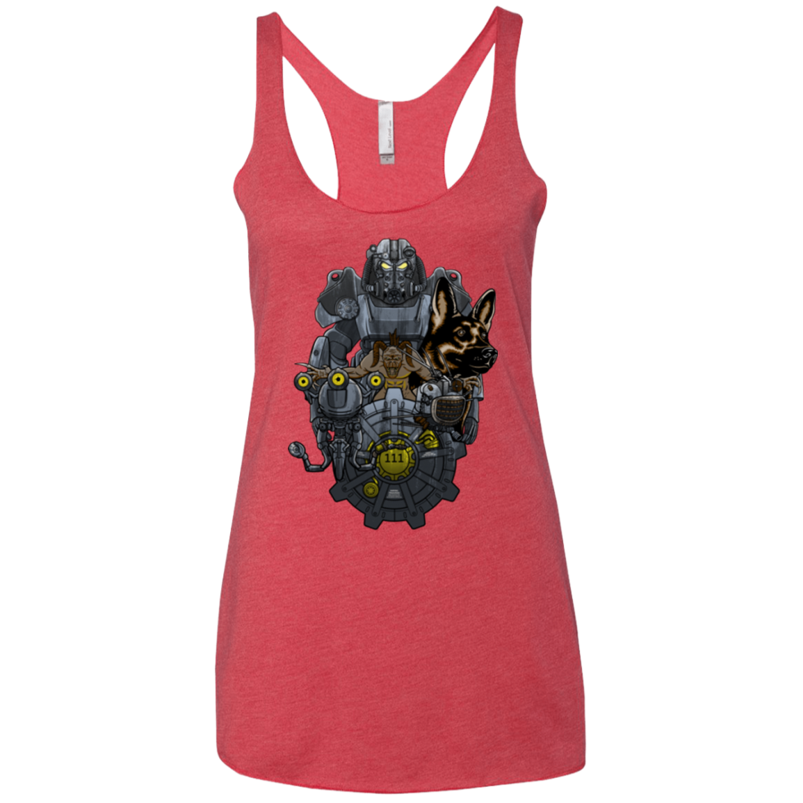 Welcome home Women's Triblend Racerback Tank