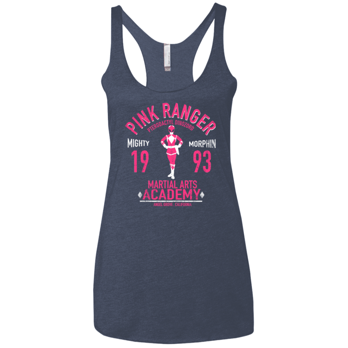 Pterodactyl Ranger Women's Triblend Racerback Tank