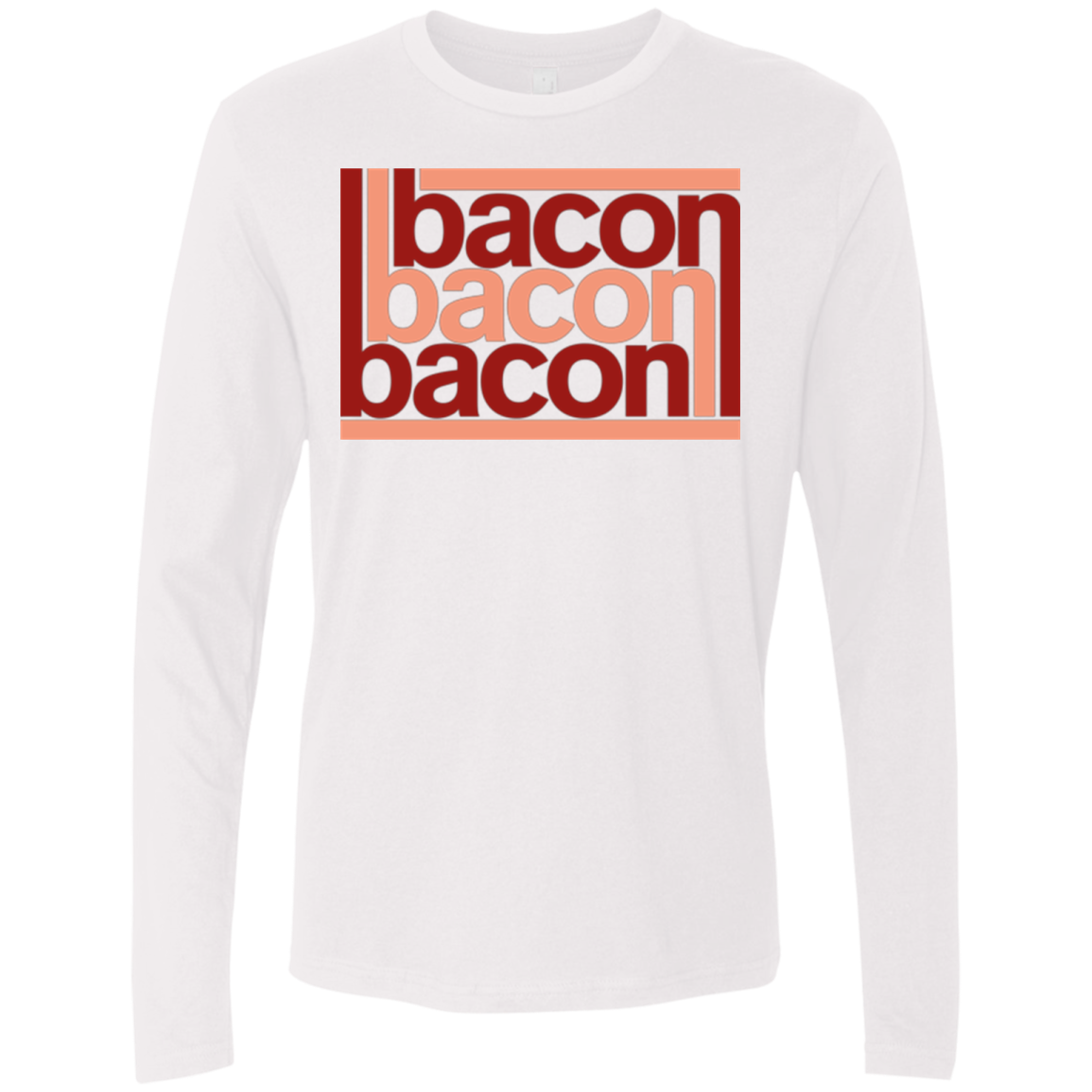 Bacon-Bacon-Bacon Men's Premium Long Sleeve
