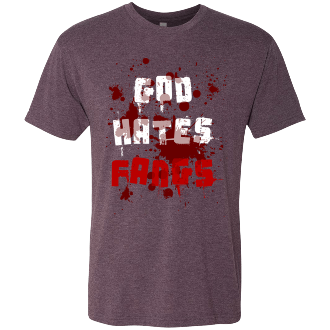 God hates fangs Men's Triblend T-Shirt