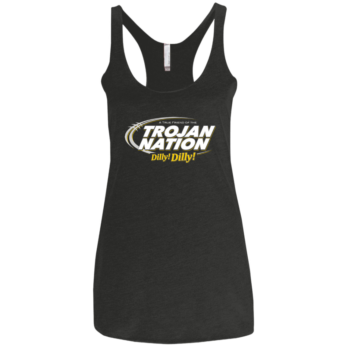 USC Dilly Dilly Women's Triblend Racerback Tank