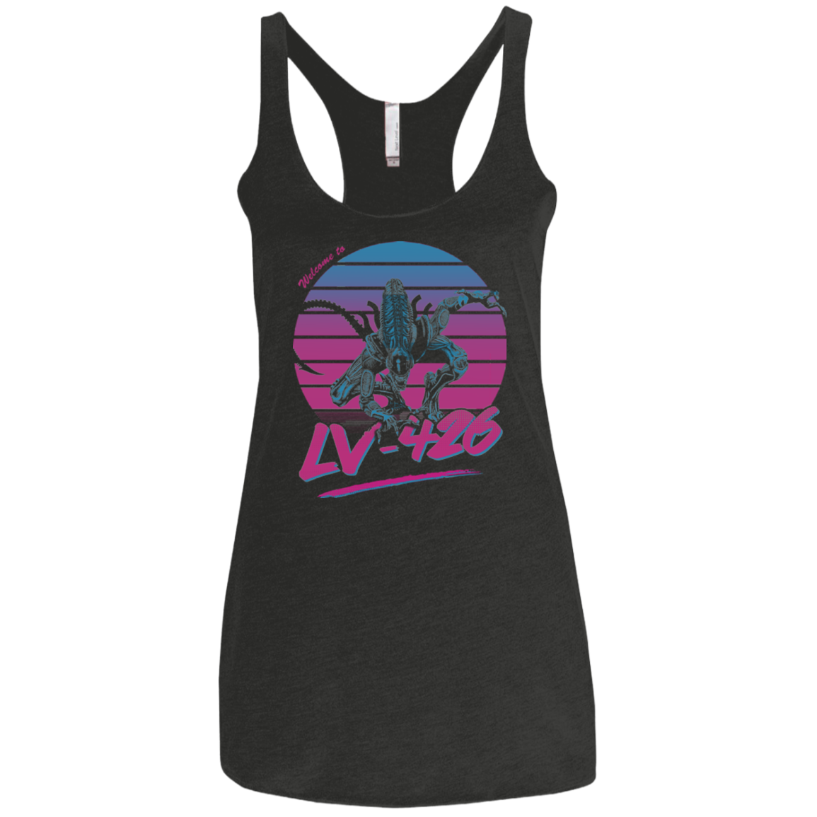 Welcome to LV-426 Women's Triblend Racerback Tank