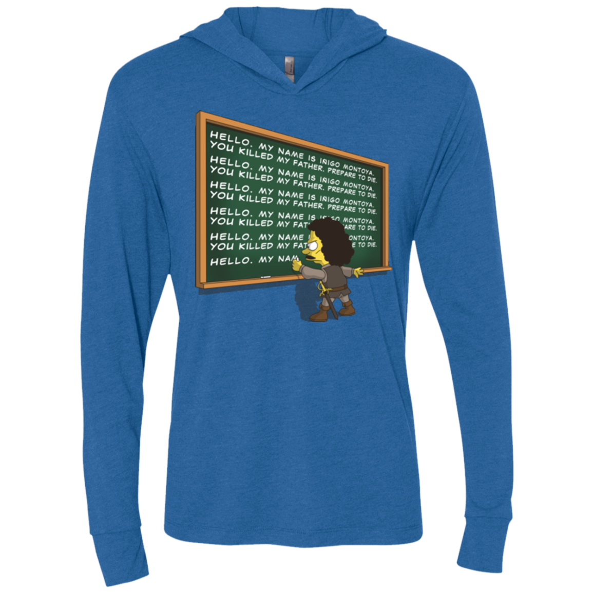 Montoya Detention Triblend Long Sleeve Hoodie Tee