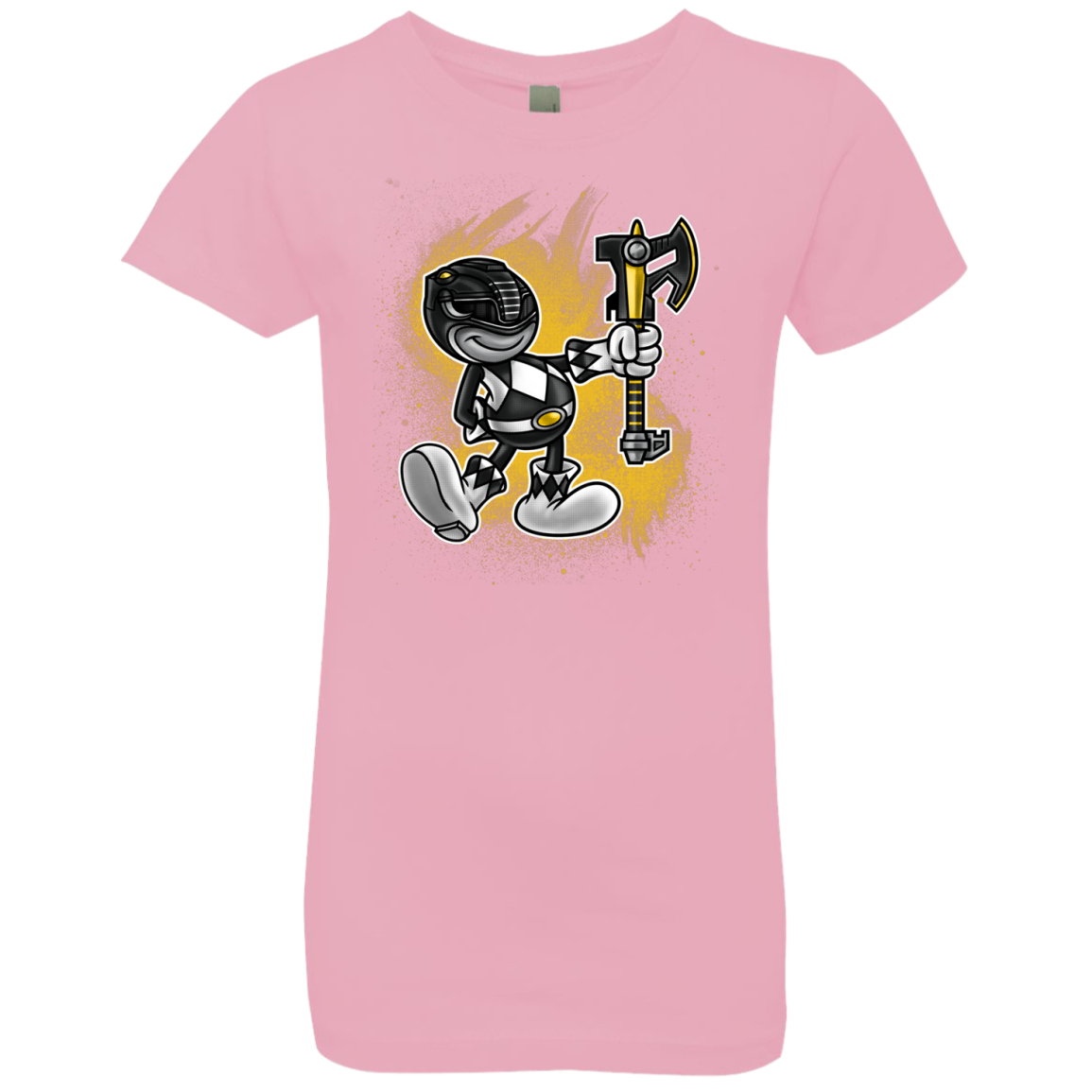 Black Ranger Artwork Girls Premium T-Shirt
