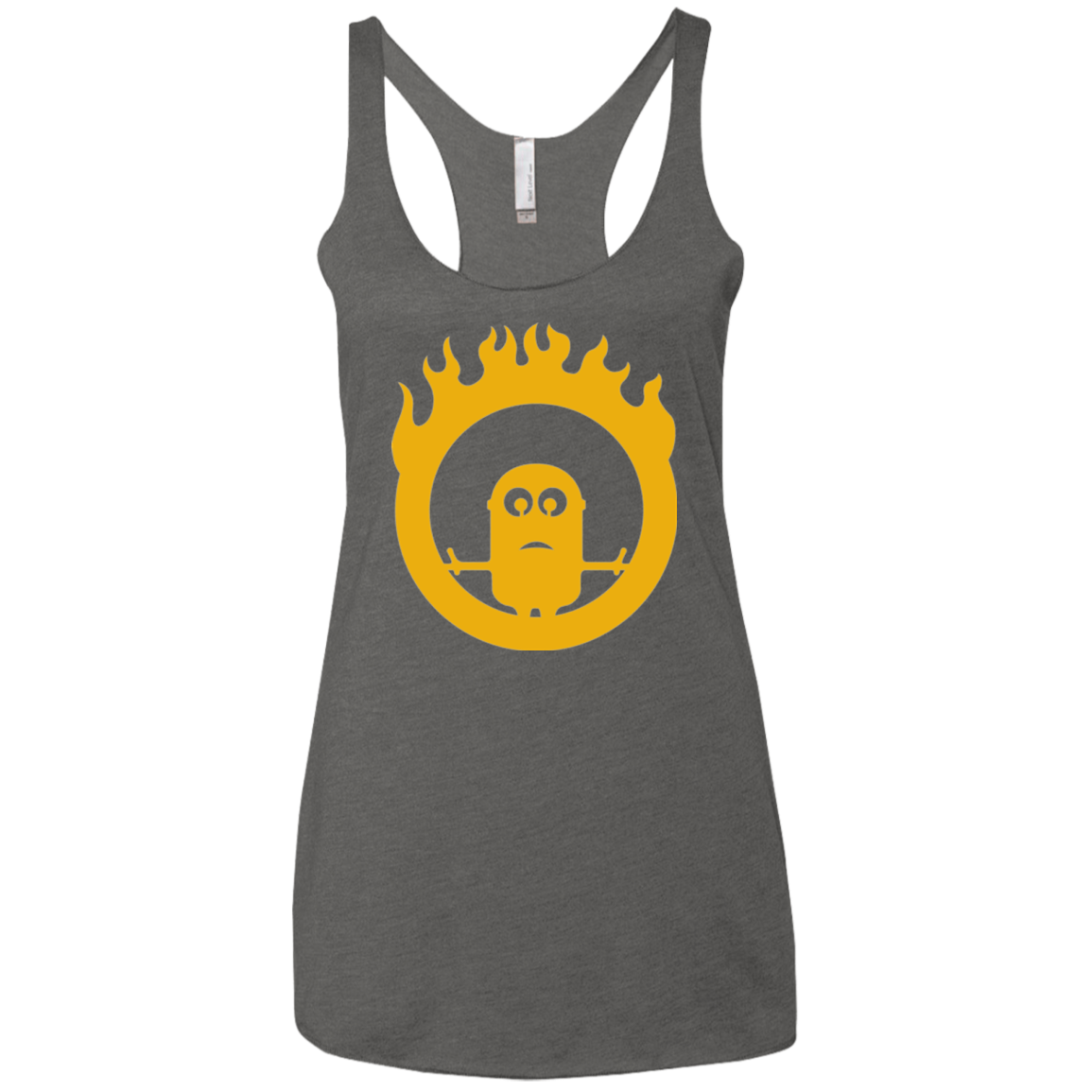 War Minions Women's Triblend Racerback Tank