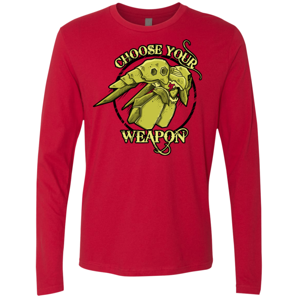CHOOSE YOUR WEAPON Men's Premium Long Sleeve