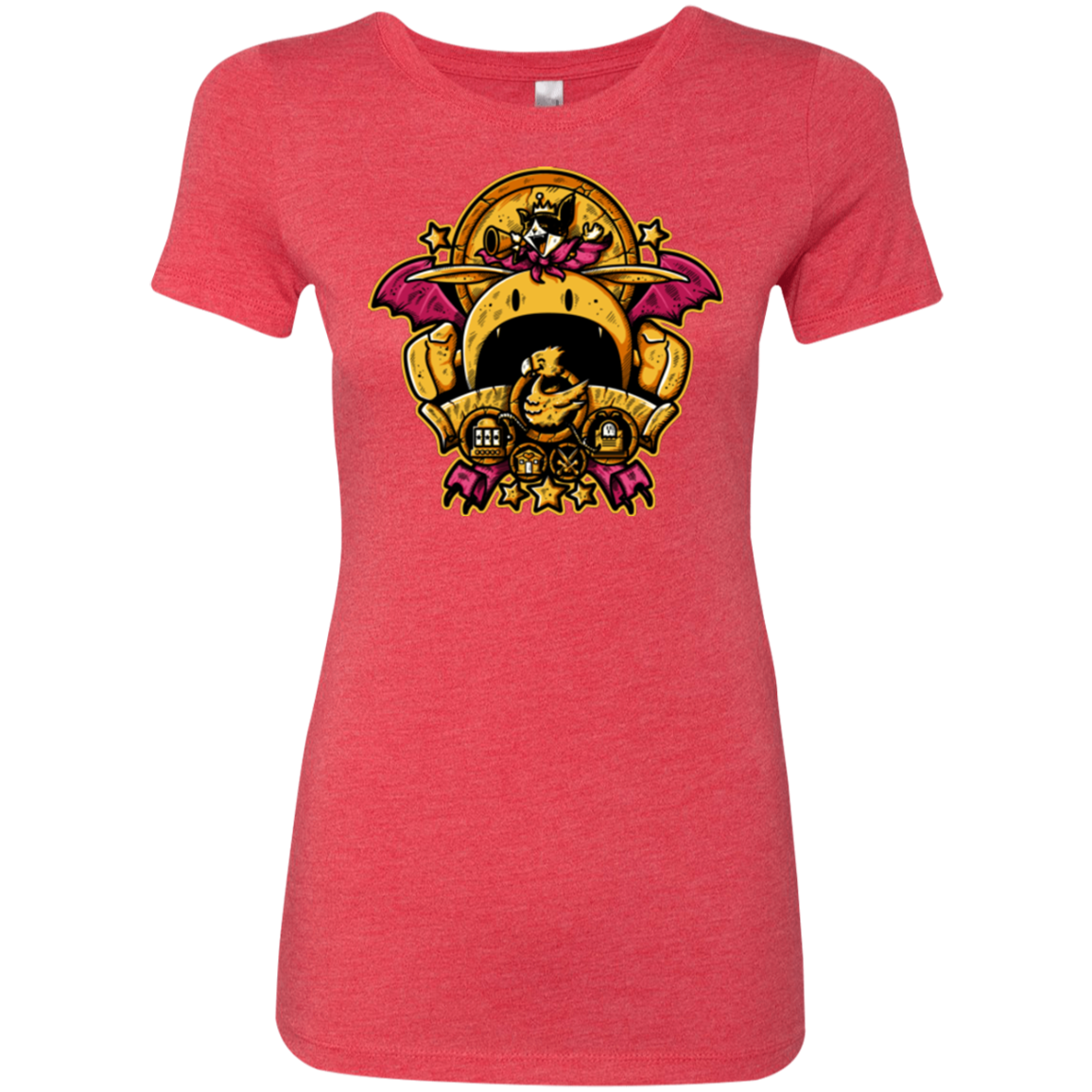SAUCER CREST Women's Triblend T-Shirt