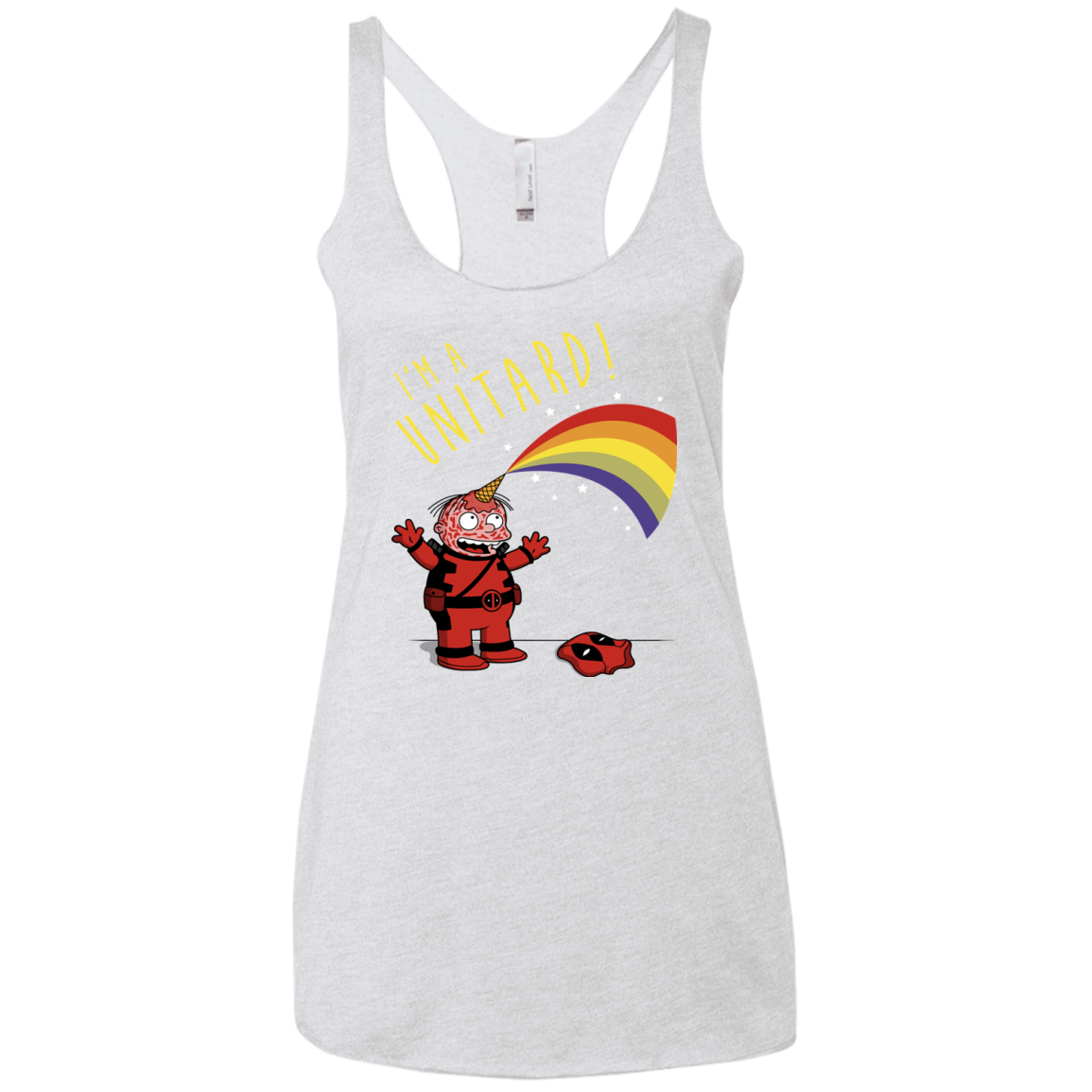 unitard-Raffiti Women's Triblend Racerback Tank