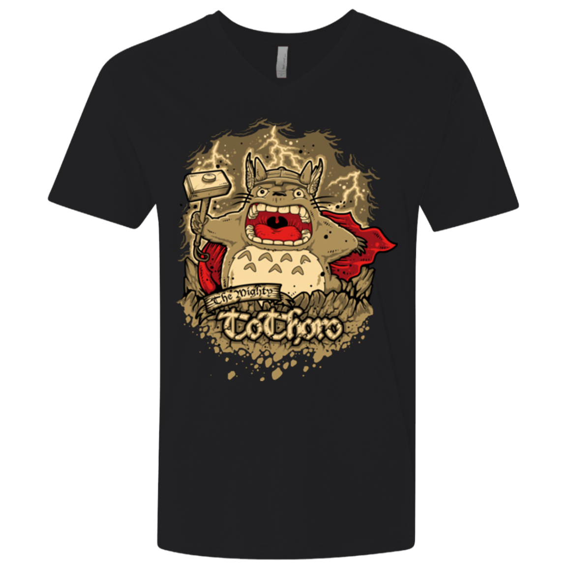 The Mighty Tothoro Men's Premium V-Neck
