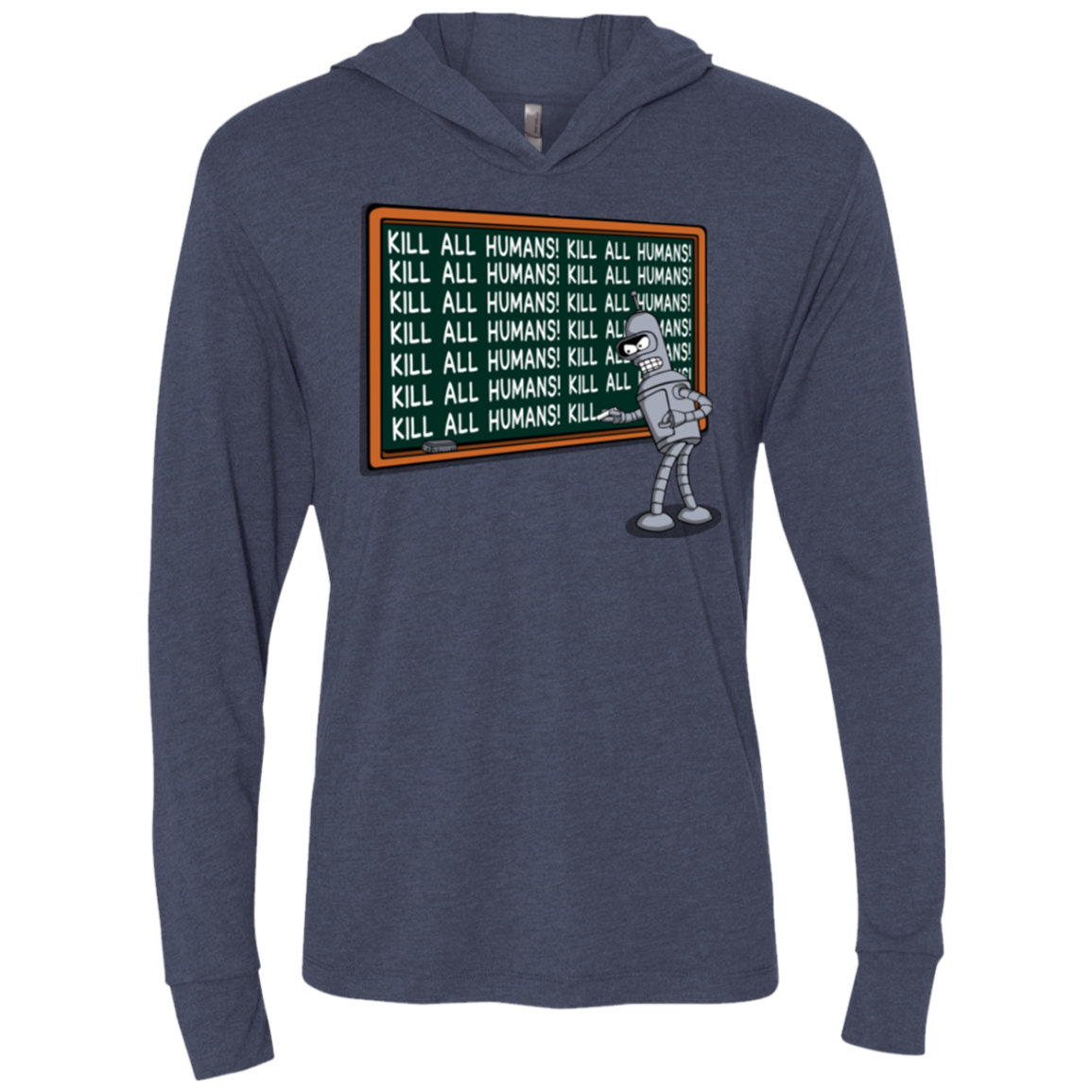 Bender Detention Triblend Long Sleeve Hoodie Tee